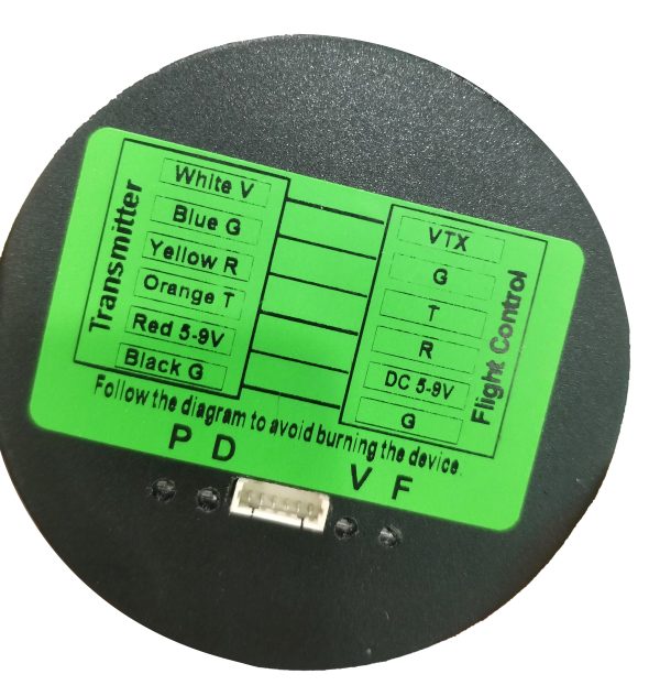 5km FPV Invisible Optical Fiber Module Canister for Sky to Ground Station Plastic Box with Unit FPV Optic Fiber