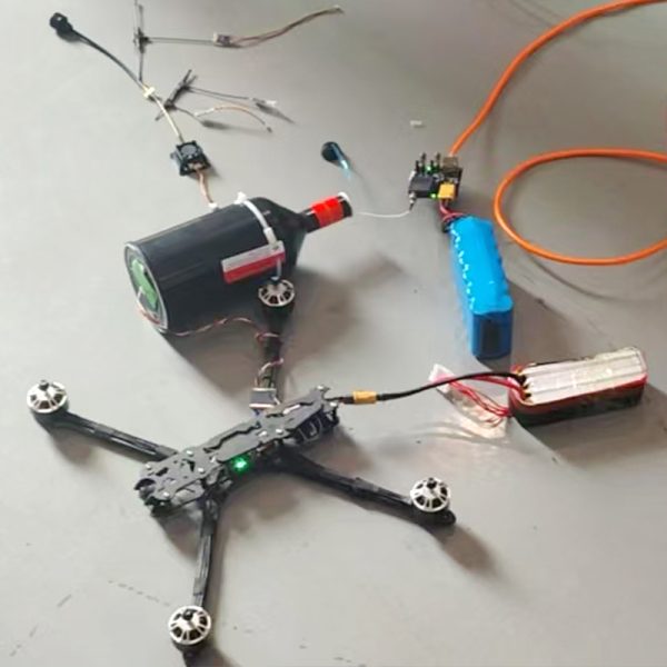 G657A1/2 Invisible Optical Fiber FPV Drone 3KM Sky to Ground Communication Solution