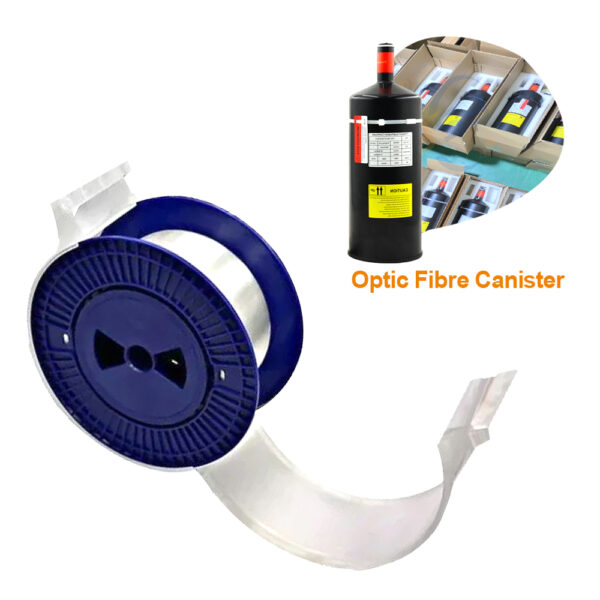 FPV Drone Fiber Optic Canister 0.27mm 0.4mm 15KM Communication Jamming Protection