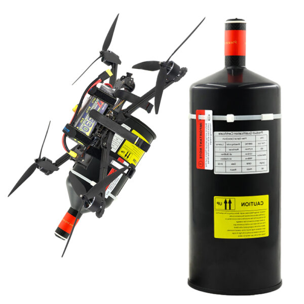 FPV Drone Fiber Optic Canister 0.27mm 0.4mm 15KM Communication Jamming Protection